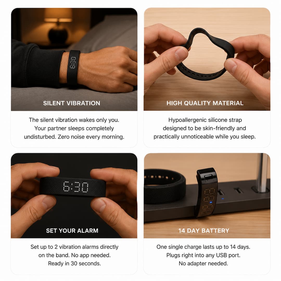 RiteAlarm – Silent Vibrating Wrist Alarm